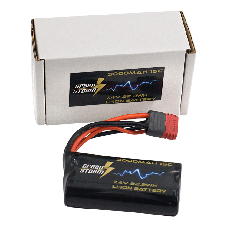 Аккумулятор Speed Storm Li-ion 18650 7.4V 3000 mAh разъем T-plug (Deans) - SS-2S3000-D