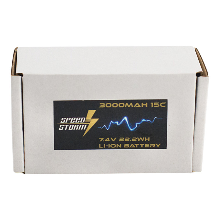 Аккумулятор Speed Storm Li-ion 18650 7.4V 3000 mAh разъем T-plug (Deans) - SS-2S3000-D