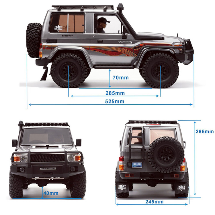 Радиоуправляемый краулер HSP RGT INTRUDER 4WD 1:10 - EX86020-P86486-2