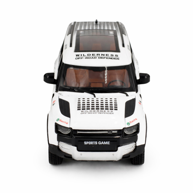 Радиоуправляемая металлическая машина Land Rover Defender 1:22 - HCL-3810-WHITE