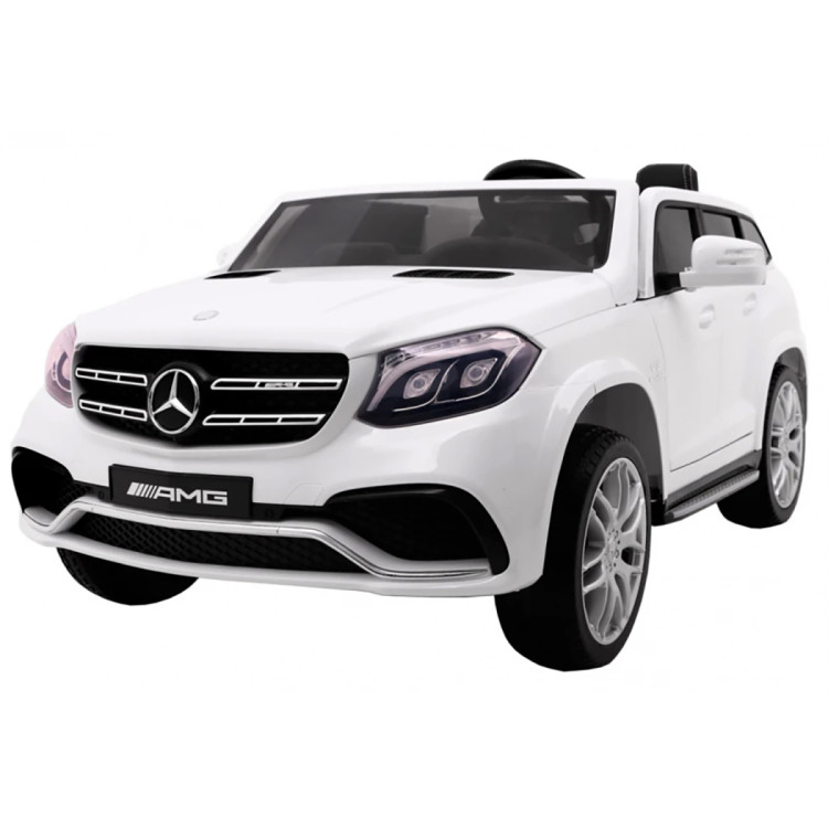 Электромобиль Mercedes Benz GLS63 (белый, 4WD, 12V) - HL228
