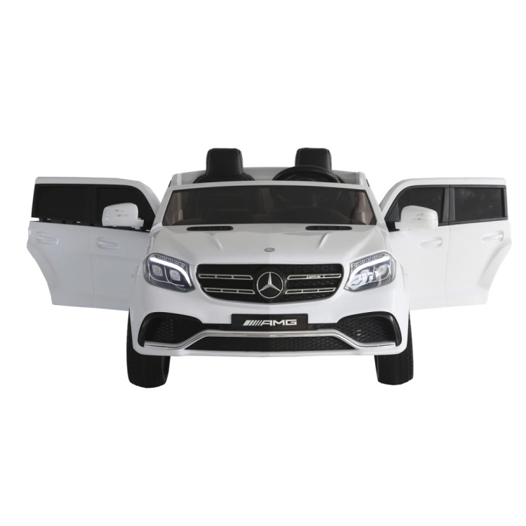 Электромобиль Mercedes Benz GLS63 (белый, 4WD, 12V) - HL228