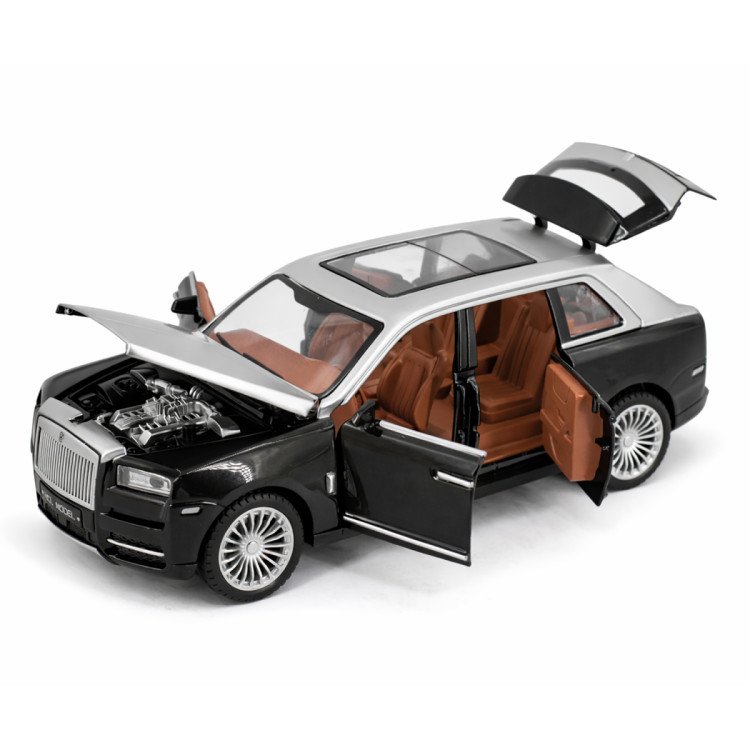 Радиоуправляемая металлическая машина Rolls-Royce Cullinan 1:22 - HCL-3806-BLACK