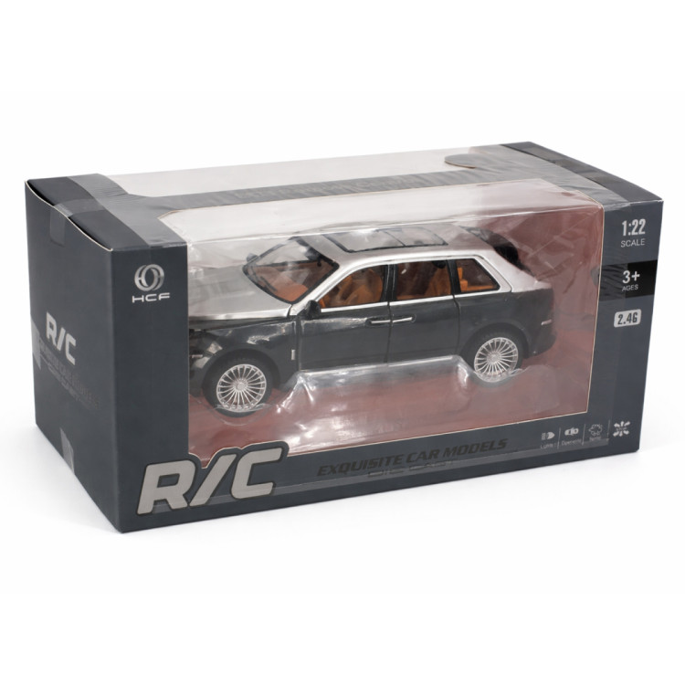 Радиоуправляемая металлическая машина Rolls-Royce Cullinan 1:22 - HCL-3806-BLACK