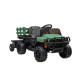 Детский электромобиль Bettyma квадроцикл с прицепом 2WD 12V - BDM0926-GREEN