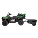 Детский электромобиль Bettyma квадроцикл с прицепом 2WD 12V - BDM0926-GREEN