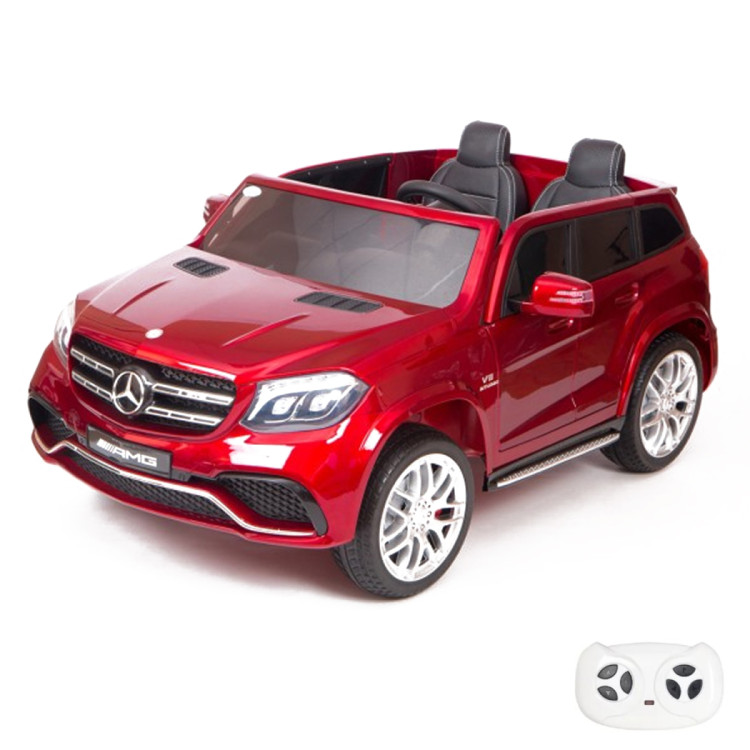 Электромобиль Mercedes Benz GLS63 (красный лак, 4WD, 12V) - HL228