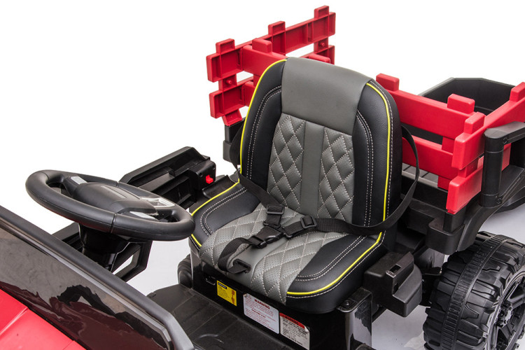 Детский электромобиль Bettyma квадроцикл с прицепом 2WD 12V - BDM0926-RED