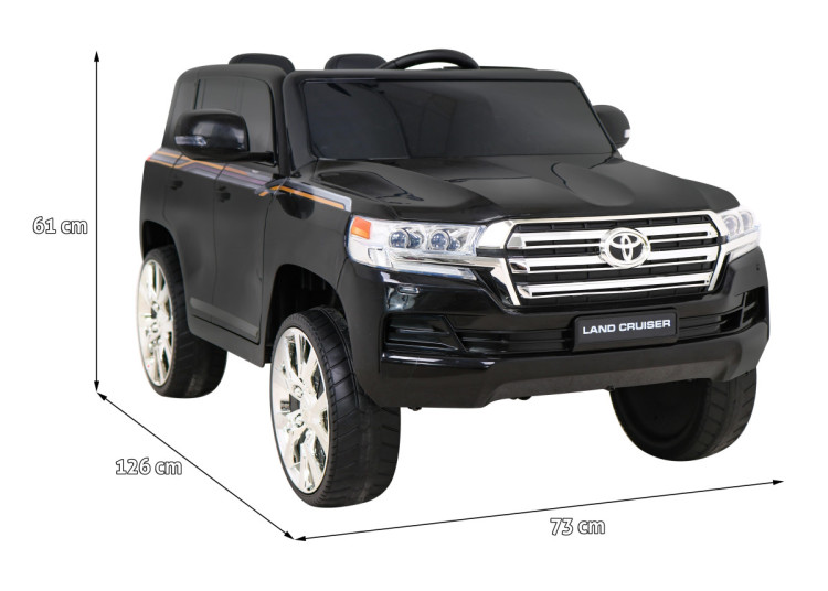 Детский электромобиль TOYOTA LAND CRUISER 12V - JJ2022-BLACK