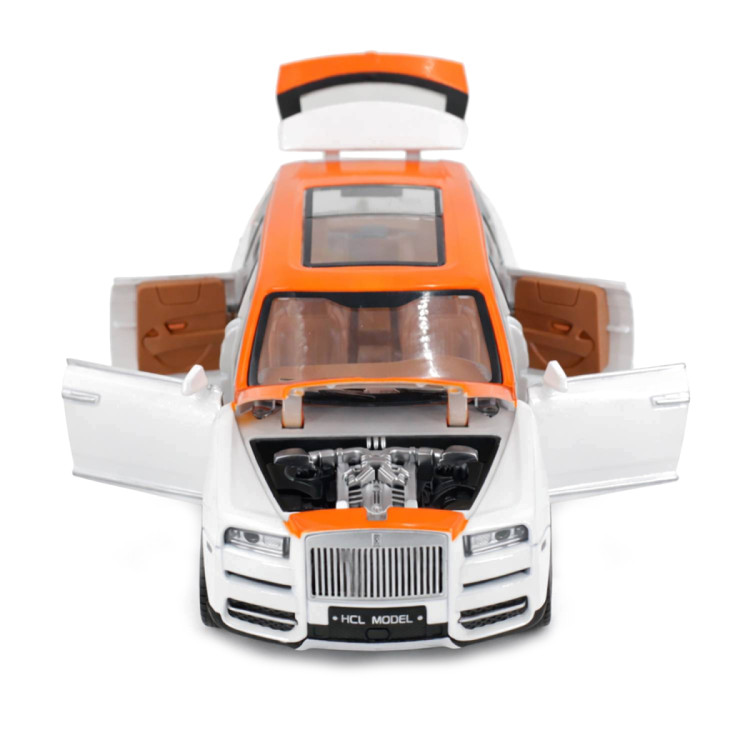 Радиоуправляемая металлическая машина Rolls-Royce Cullinan 1:22 - HCL-3806-WHITE