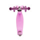 Самокат Трехколесный, со Светящимися Колесами, Розовый - MSC-J082001