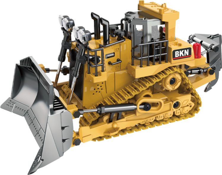 Радиоуправляемый бульдозер Huina / YiCong (свет, звук, металл лопата, акб, 1:24) - BC1031