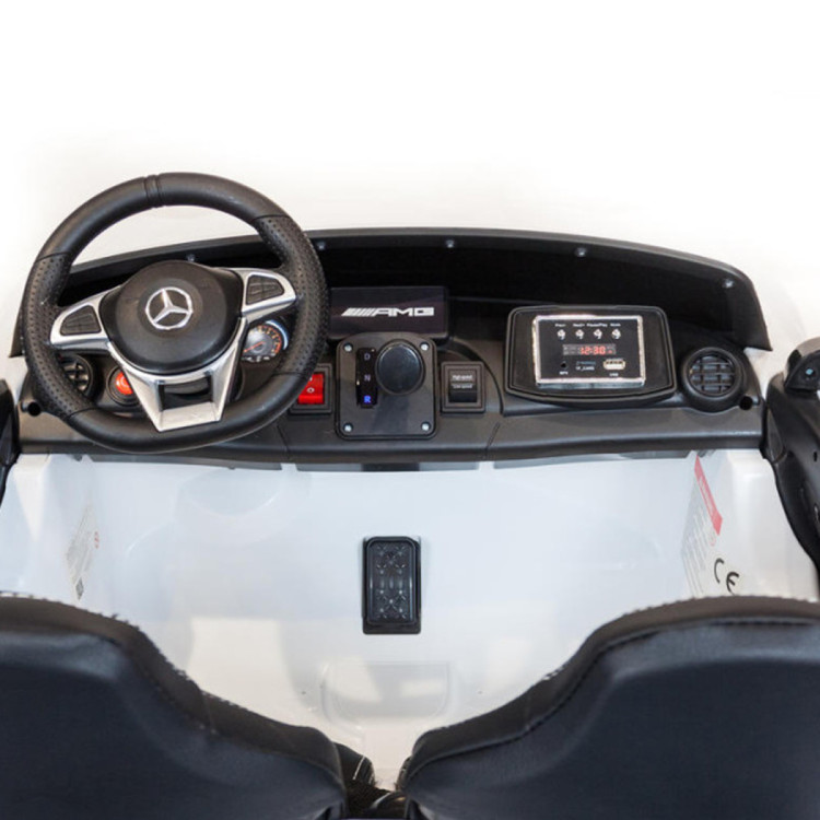 Электромобиль Mercedes-Benz GT R (белый, 4WD, 12V) - HL289-WHITE