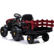 Детский электромобиль Bettyma трактор с прицепом 2WD 12V - BDM0925-RED