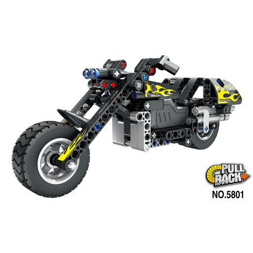 Конструктор QiHui Technics &quot;Мотоцикл&quot; (инерционная модель), 183 детали - QH5801