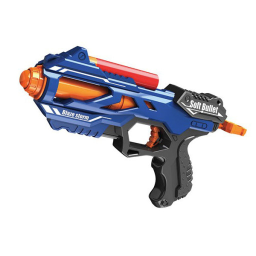 Бластер &#039;&#039;BlazeStorm&#039;&#039; механический с мягкими МЕГАпулями - ZC7108