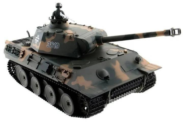 Радиоуправляемый танк Heng Long Panther Upgrade V7.0 масштаб 1:16 - 3819-1Upg V7.0