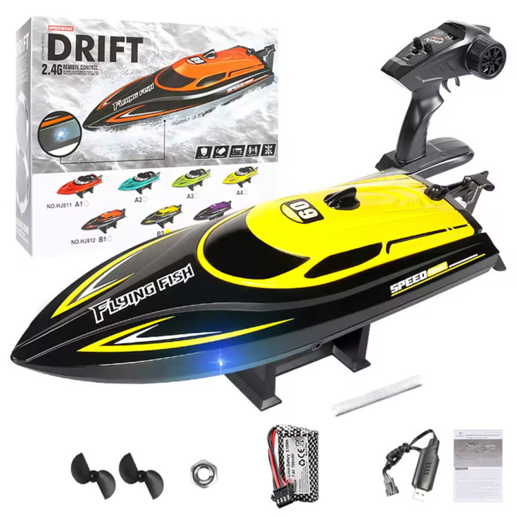 Радиоуправляемый катер (30 см, 25 км/ч, акб 700 mAh) - HJ812-B2