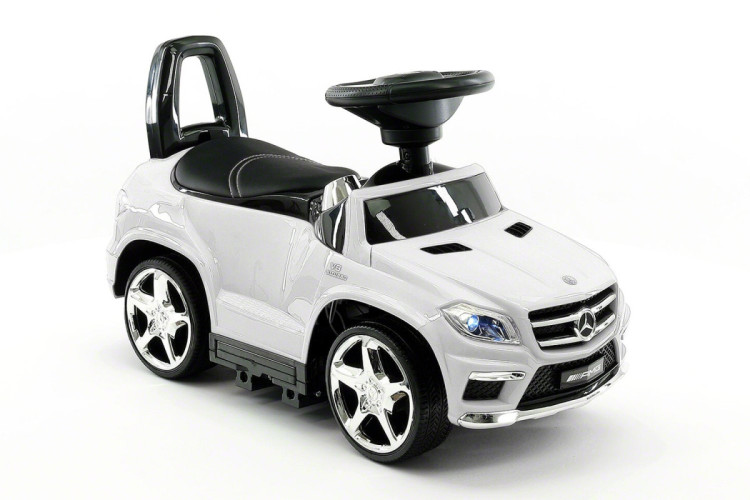 Детский электромобиль - каталка Mercedes GL63 AMG White LUXURY - SX1578H