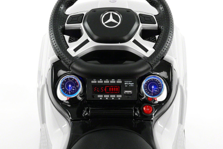 Детский электромобиль - каталка Mercedes GL63 AMG White LUXURY - SX1578H