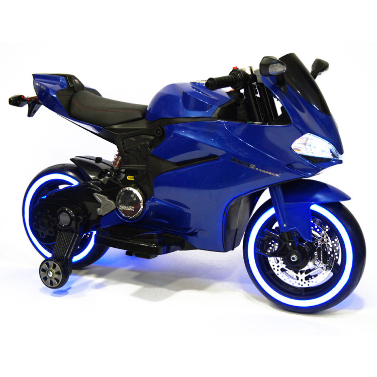Детский электромобиль - мотоцикл Ducati Blue - SX1628-G