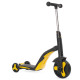 Детский самокат-беговел с музыкой 3в1 (самокат, беговел, велосипед) - FL-868 черно-желтый