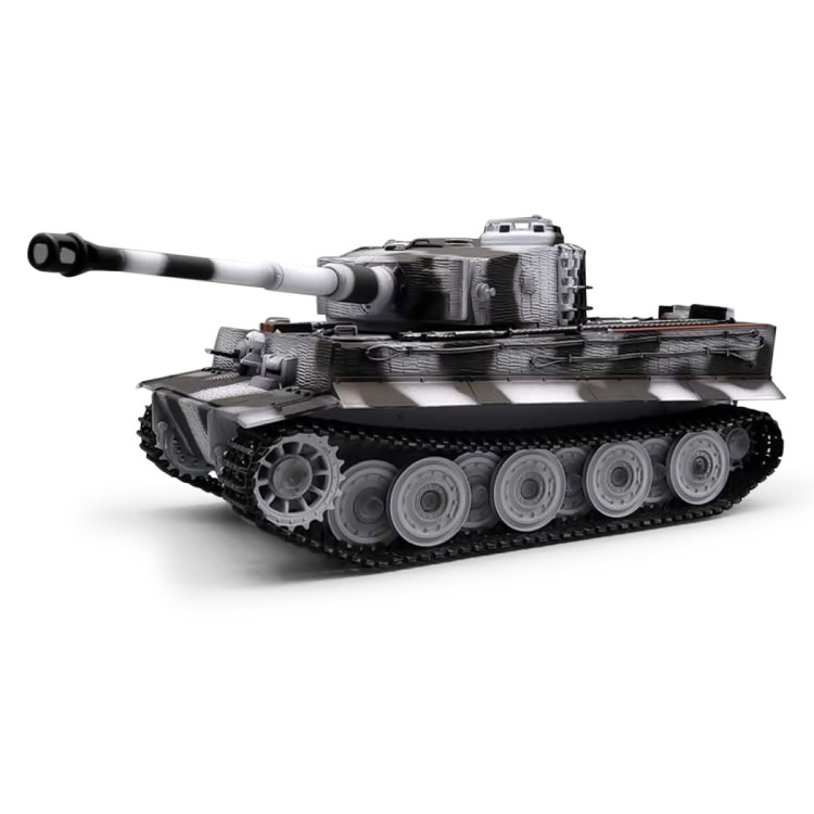 Радиоуправляемый танк Taigen Tiger 1 Германия 1:16 (зимний камуфляж, звук, дым V3) - AS3818-D-WINTER