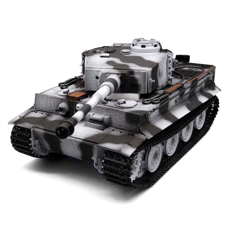 Радиоуправляемый танк Taigen Tiger 1 Германия 1:16 (зимний камуфляж, звук, дым V3) - AS3818-D-WINTER