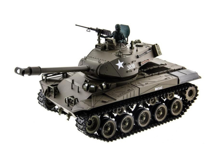 Радиоуправляемый танк Heng Long US M41A3 Bulldog масштаб 1:16 2.4 G - 3839-1 V7.0