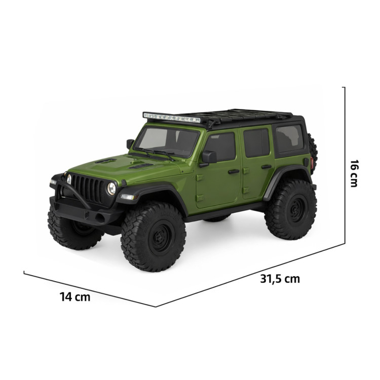 Радиоуправляемый краулер HB Wrangler (32 см, 4WD, 1:16) - HB-R1605