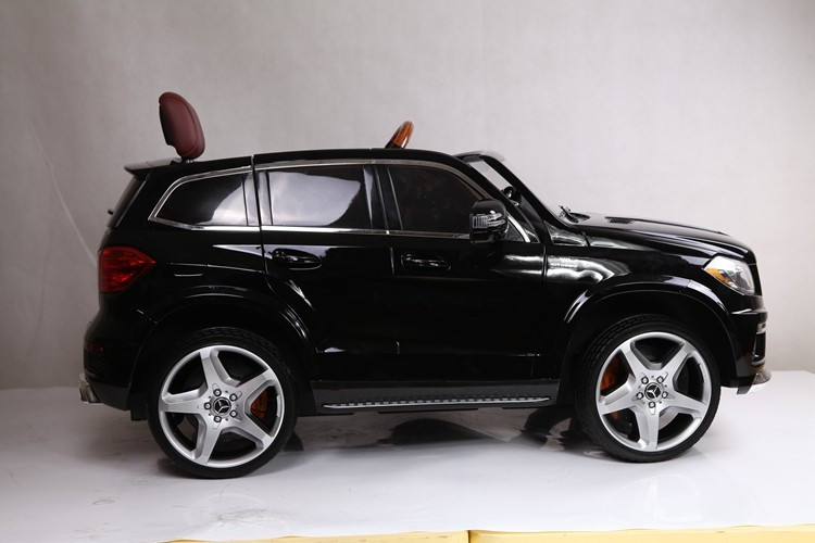 Детский электромобиль Mercedes GL63 AMG Black LUXURY 4WD MP4 2.4G - SX1588-H