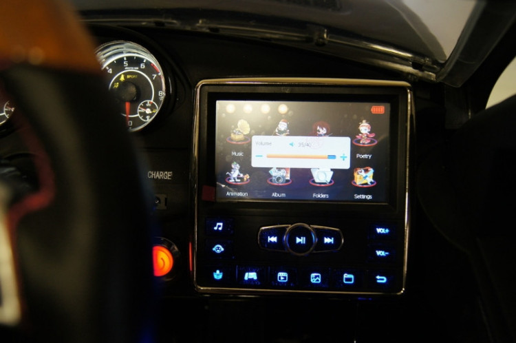 Детский электромобиль Mercedes GL63 AMG Black LUXURY 4WD MP4 2.4G - SX1588-H