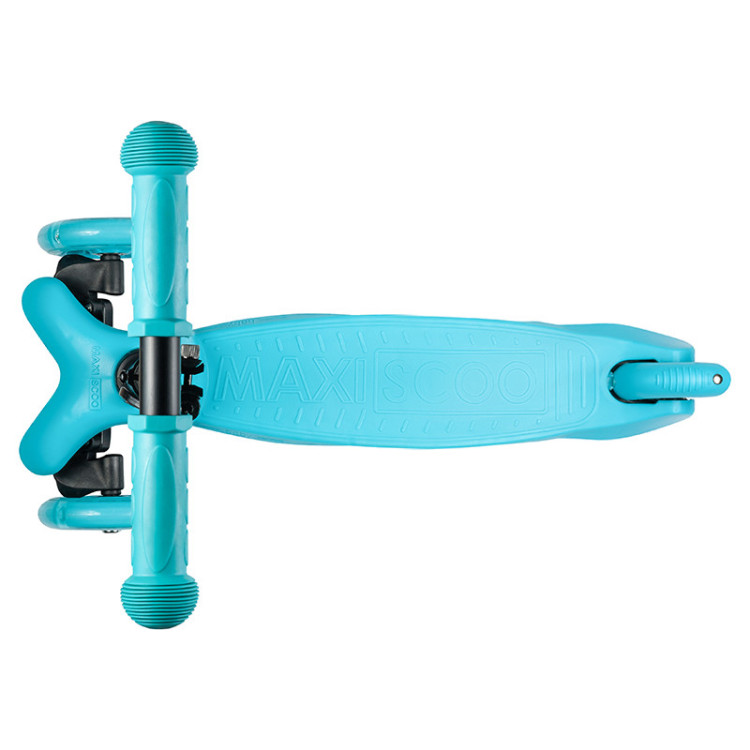 Самокат Maxiscoo Baby Трехколесный Детский со Светящимися Колесами, Голубой - MSC-B101703