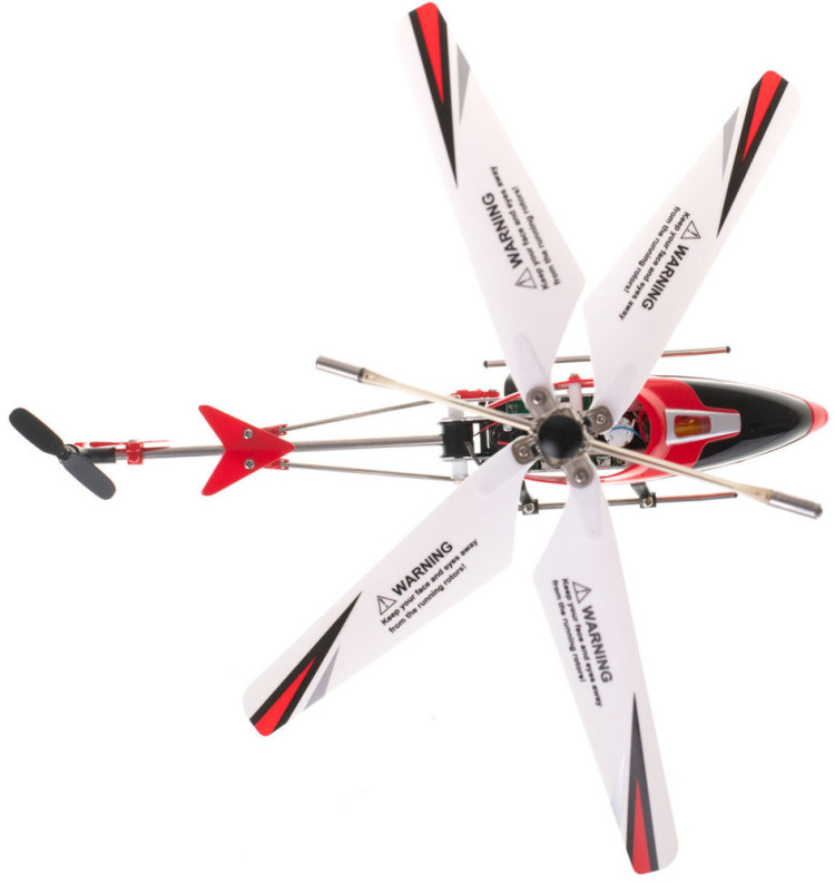 Радиоуправляемый вертолет Syma S107H RED 2.4G с функцией зависания - S107H
