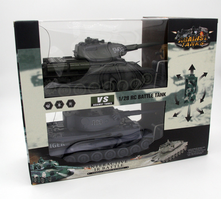 Радиоуправляемый танковый бой T34 и Tiger 1:24 - 99824