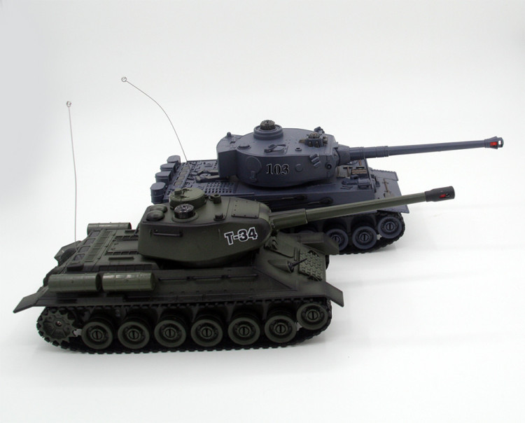 Радиоуправляемый танковый бой T34 и Tiger 1:24 - 99824