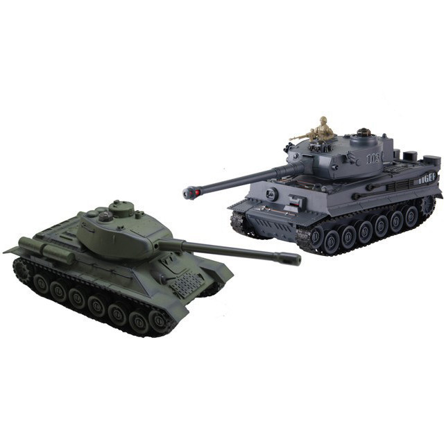 Радиоуправляемый танковый бой T34 и Tiger 1:24 - 99824