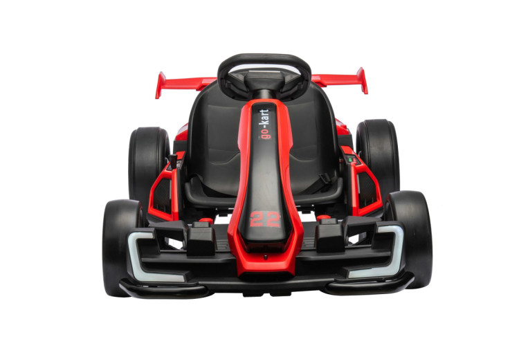 Детский электромобиль дрифт картинг (красный, 12 км/ч, 24V) - AHL007-RED