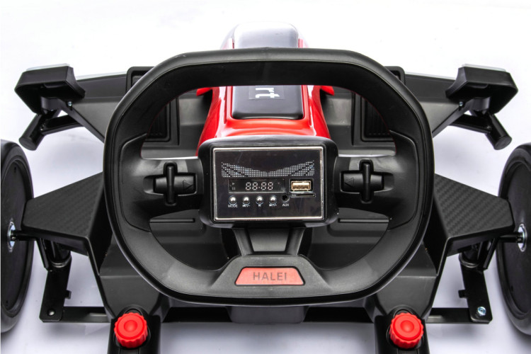 Детский электромобиль дрифт картинг (красный, 12 км/ч, 24V) - AHL007-RED