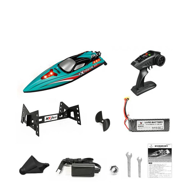 Радиоуправляемый катер Blue Extreme (48 см, 55 км/ч, Brushless) - HJ816PRO-BLUE-BAG