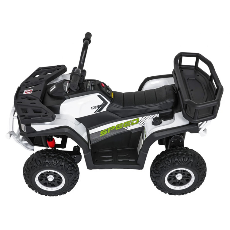 Детский электромобиль квадроцикл X-Robust (белый, 24V, 4WD, пульт, EVA) - XMX651-24V-4WD-WHITE