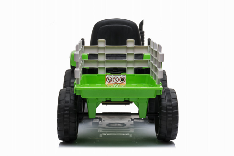 Детский электромобиль XMX трактор с прицепом (зеленый, EVA, пульт, 12V) - XMX611-GREEN