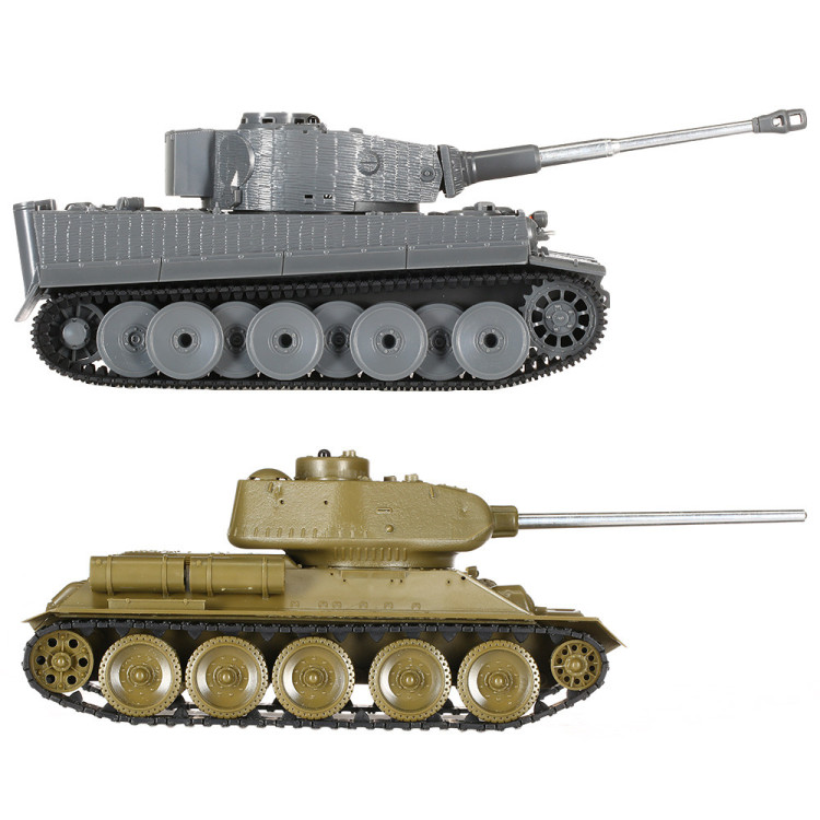 Радиоуправляемый танковый бой Torro Tiger I и T-34/85 1:30 - 15101-CA