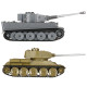 Радиоуправляемый танковый бой Torro Tiger I и T-34/85 1:30 - 15101-CA