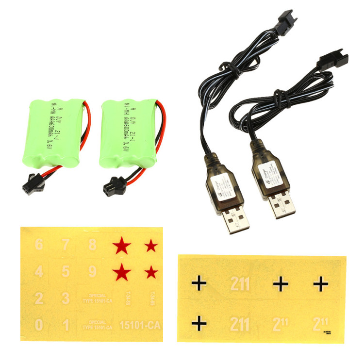 Радиоуправляемый танковый бой Torro Tiger I и T-34/85 1:30 - 15101-CA