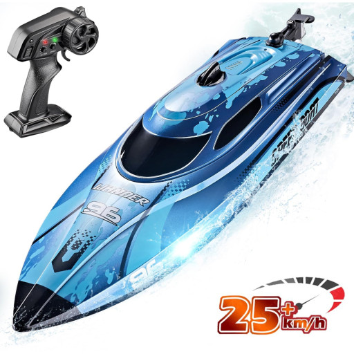 Радиоуправляемый катер Wander (30 см, LED, 25 км/ч) - HJ820-BLUE