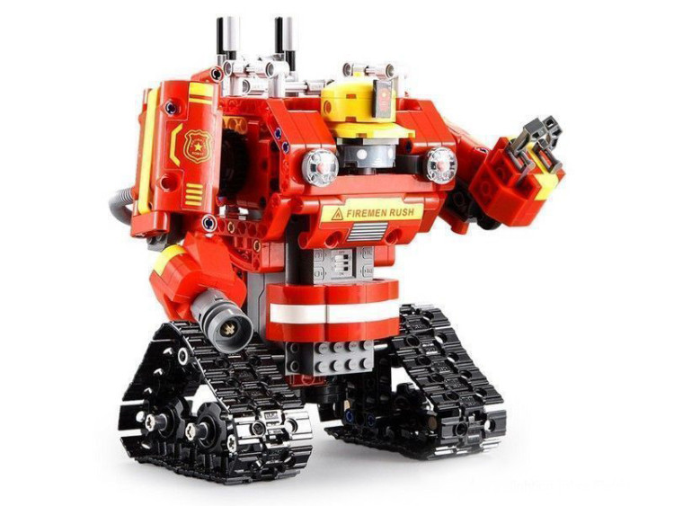 Радиоуправляемый конструктор CADA 2 в 1 пожарный робот-трансформер (538 деталей) - C51048W