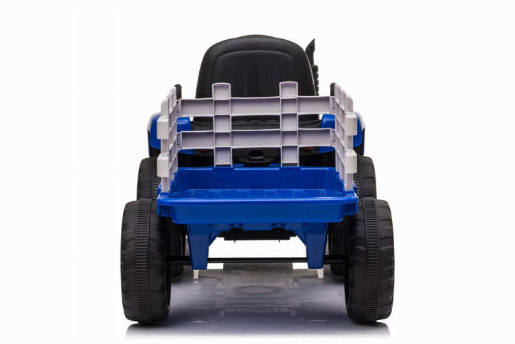 Детский электромобиль XMX трактор с прицепом (синий, EVA, пульт, 12V) - XMX611-BLUE