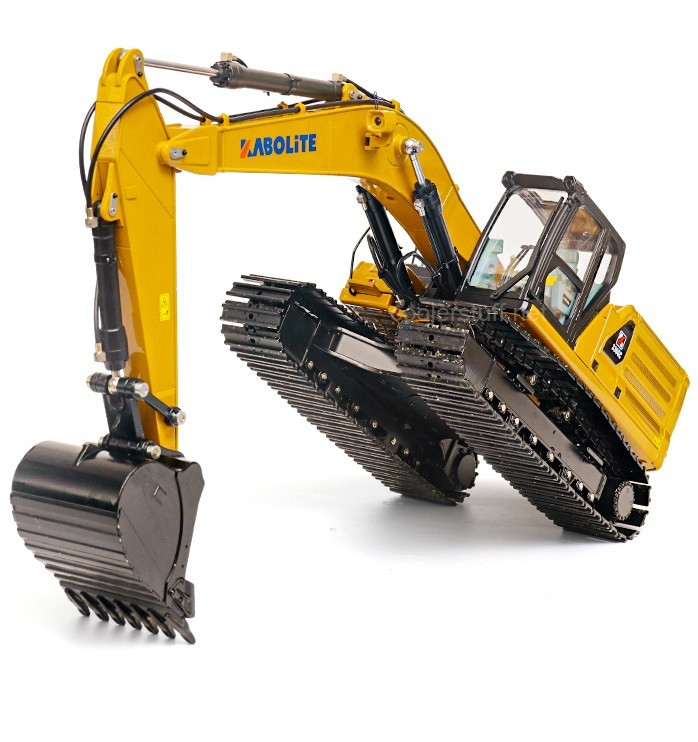 Радиоуправляемый экскаватор с гидравлической системой HUINA масштаб 1:16 - K961-100-YELLOW
