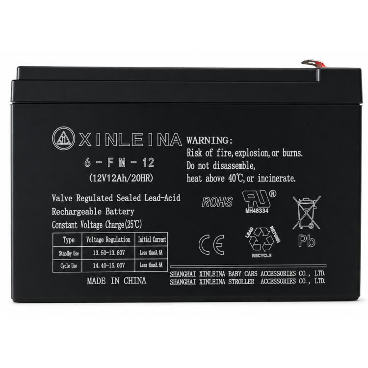 Аккумулятор XINLEINA 12V12Ah/20Hr - X-6FM12